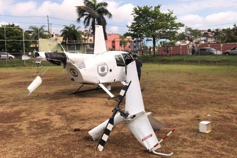 Aeronave da TV Globo faz pouso forçado em Belo Horizonte