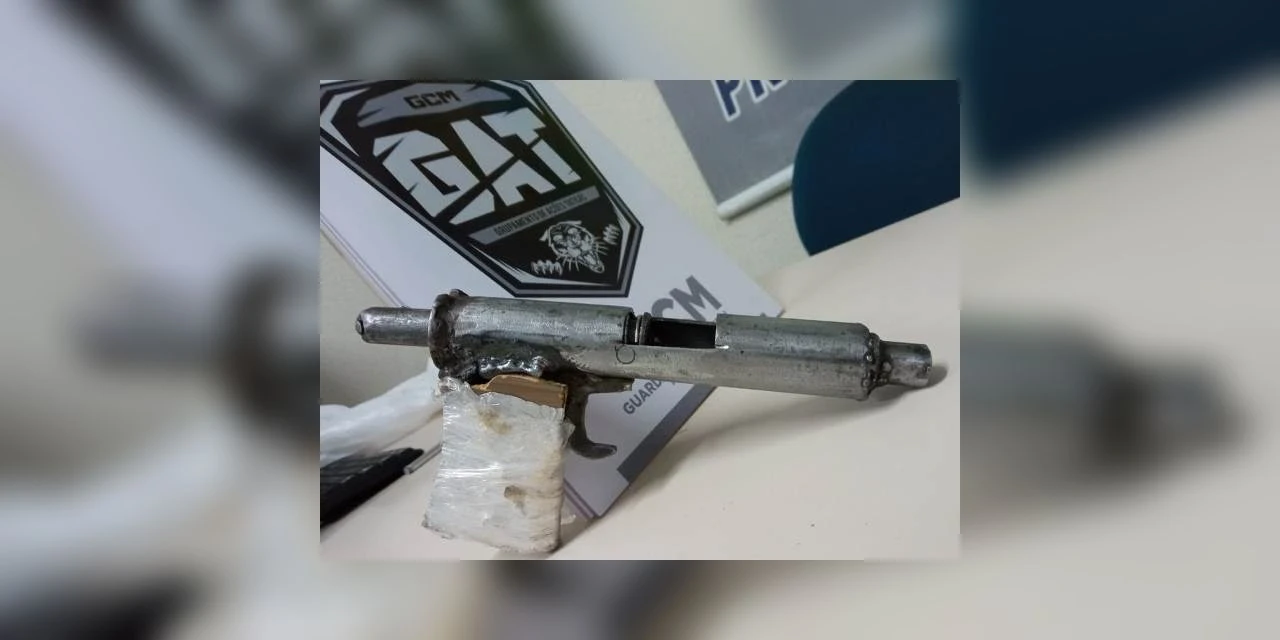 Homem é preso com arma de fogo artesanal após disparos na Vila São Francisco, em PG