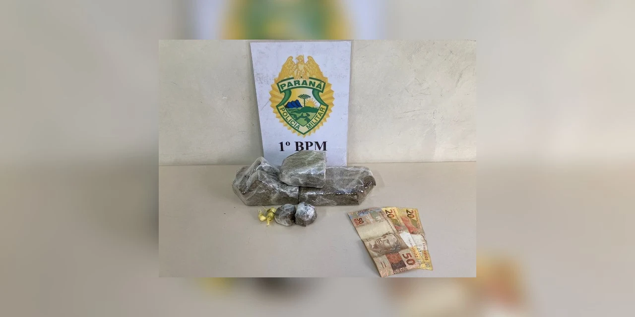 Jovem de 18 anos é preso com mais de 2 KG de drogas no Cará-Cará, em PG
