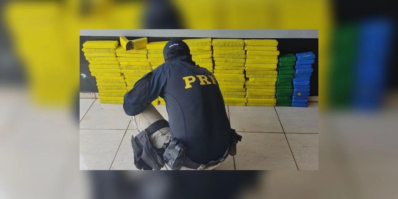 Irmãos paraguaios transportando quase 90 quilos de maconha são presos pela PRF