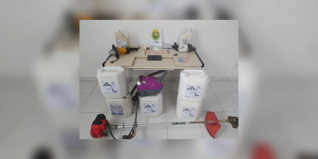 Polícia descobre casa que seria usada como ponto de consumo de drogas