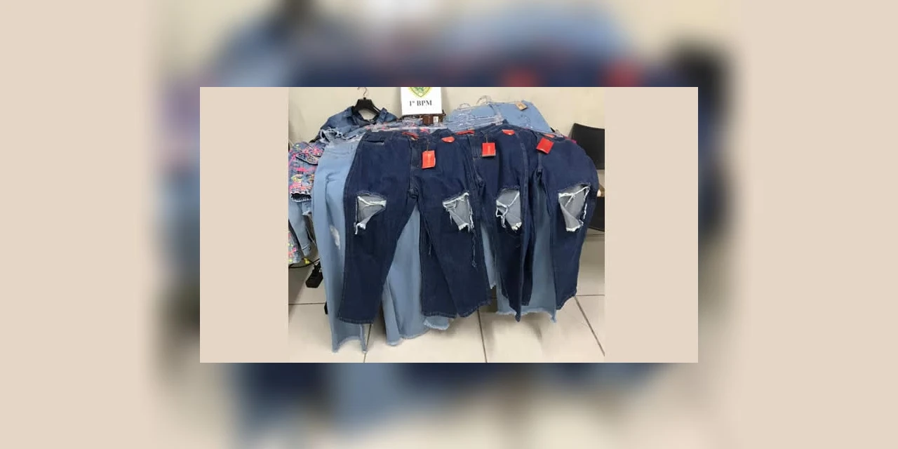 Homem é preso em flagrante por furto à loja de roupas em Ponta Grossa