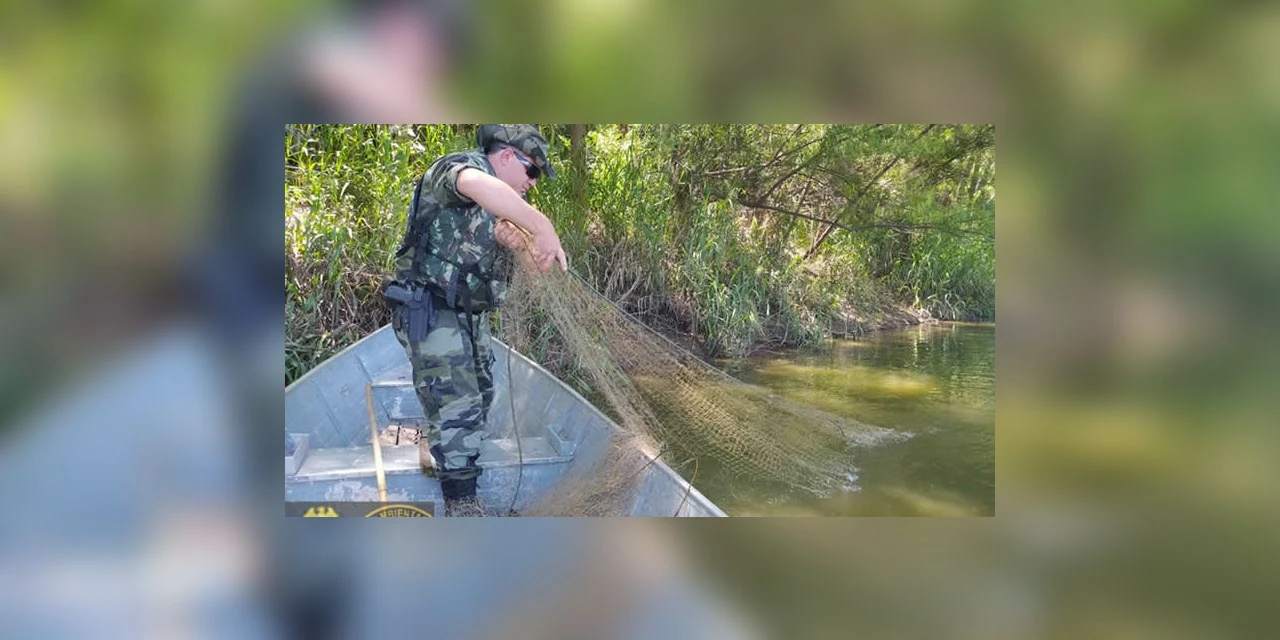 Duas pessoas são presas por pesca ilegal durante a piracema na região
