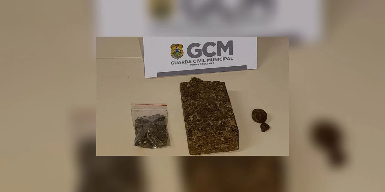 Suspeitos de trafico fogem pelo esgoto ao avistarem viatura da GM, em PG