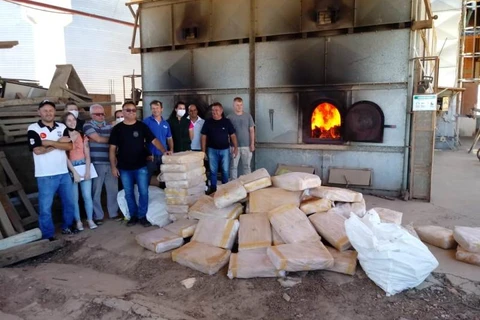 Polícia Civil incinera mais de uma tonelada de drogas apreendidas em Palmeira