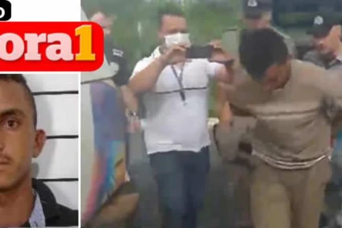 Criminoso que matou a esposa grávida, a enteada e um fazendeiro se entrega a policia