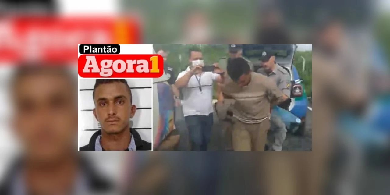 Criminoso que matou a esposa grávida, a enteada e um fazendeiro se entrega a policia