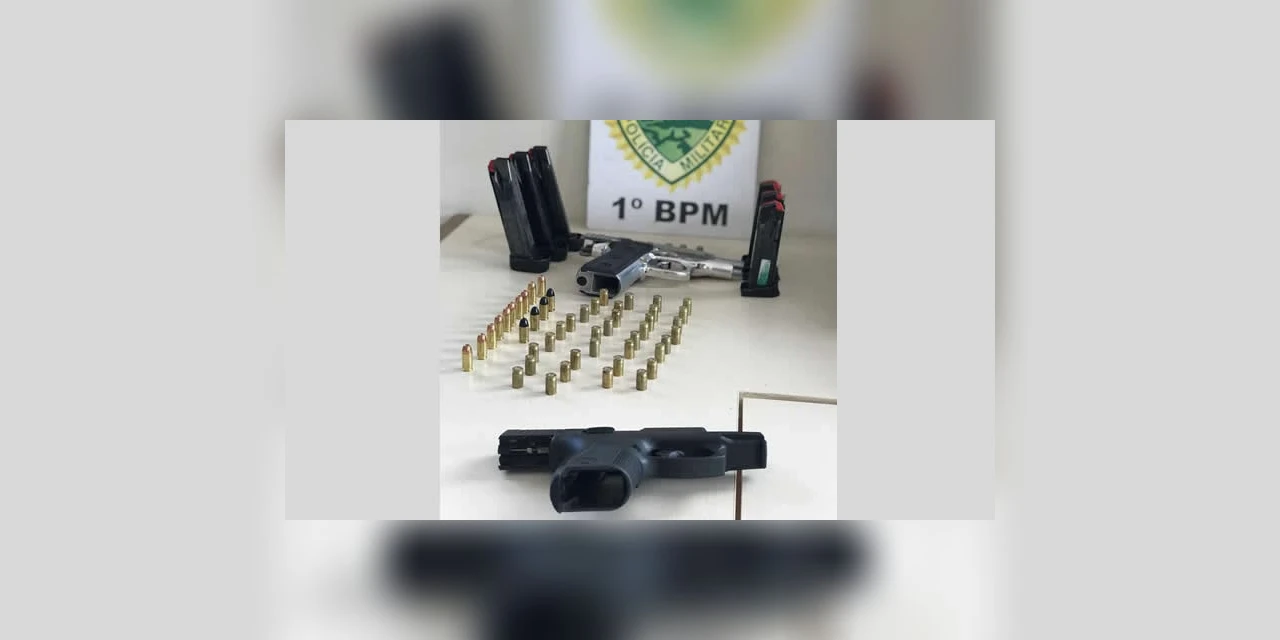 Mulher é detida por ameaçar marido com arma de fogo em bairro de PG