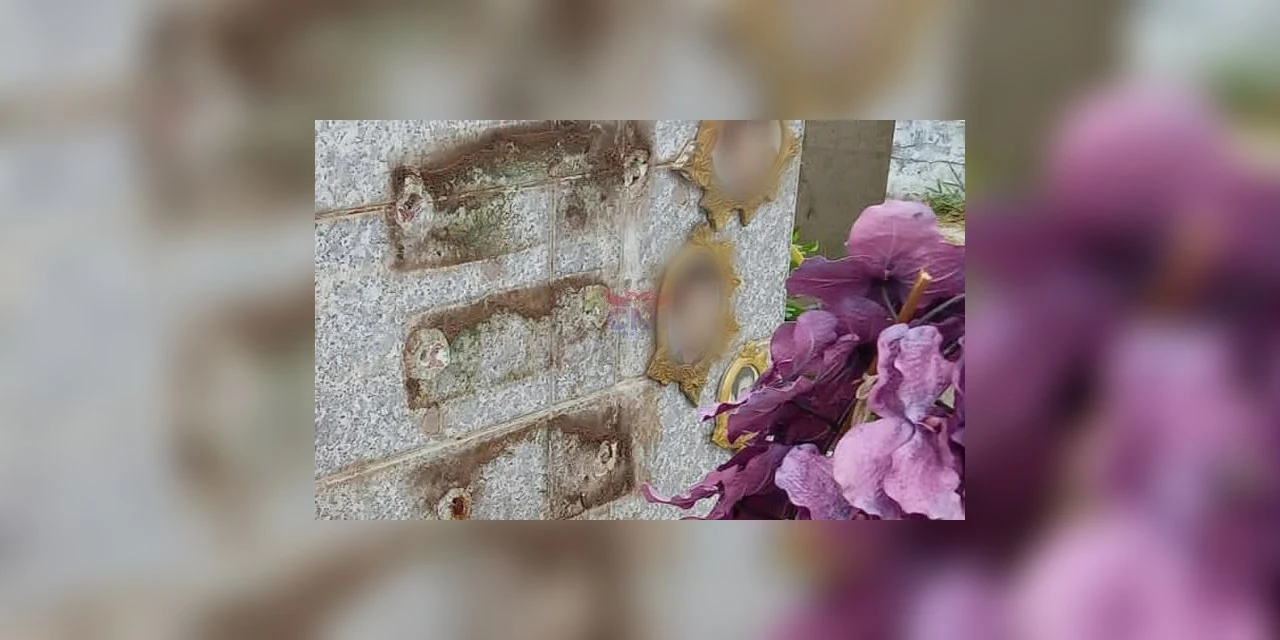 Ladrões invadem cemitério e roubam quase 300 túmulos