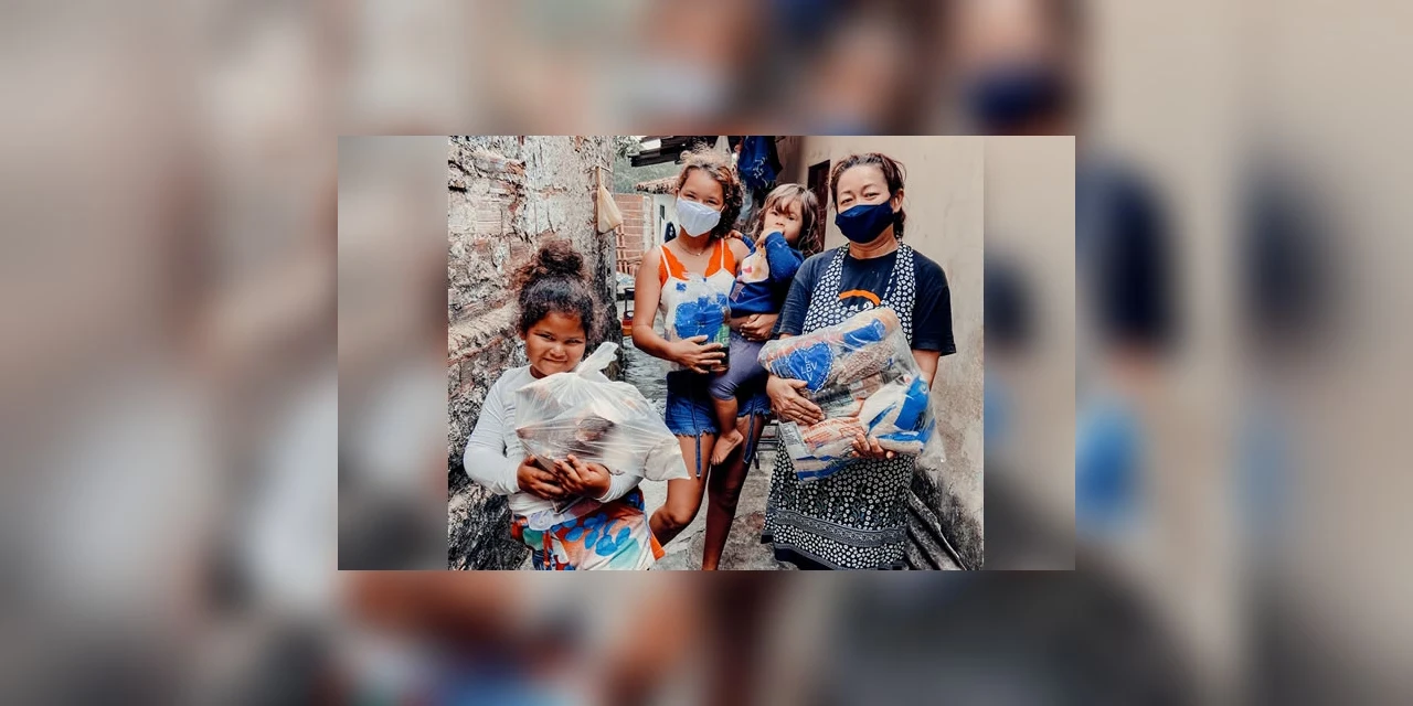LBV entrega cestas de alimentos para famílias pontagrossenses