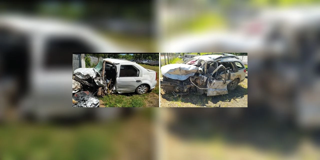 Colisão frontal deixa duas mortes e duas pessoas gravemente feridas em Palmeira