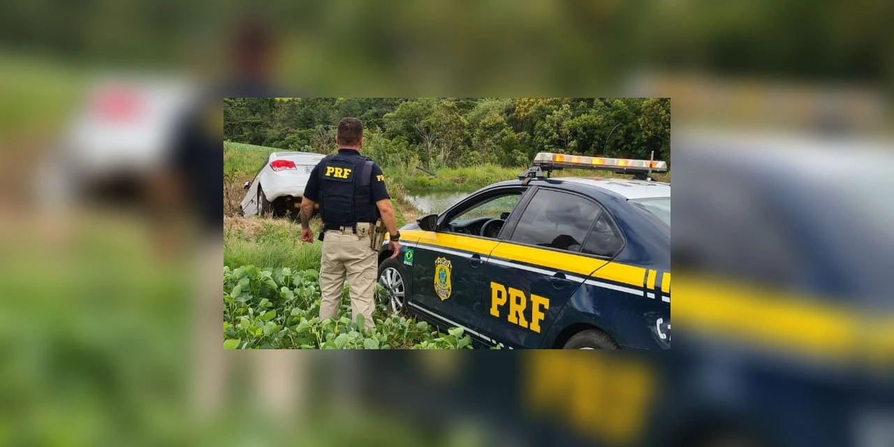 VÍDEO - Após perseguição policial PRF apreende 155 kg de drogas, em Palmeira