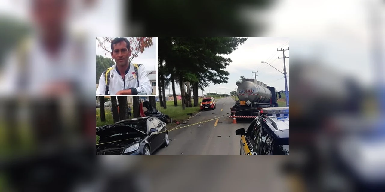 Identificada vítima fatal de acidente entre automóvel e caminhão em Imbituva