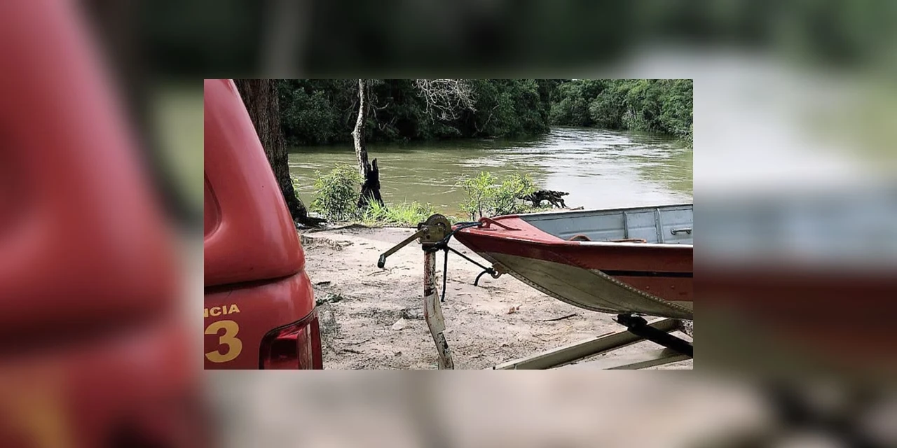 Bombeiros retomam buscas por homem desaparecido no rio Tibagi