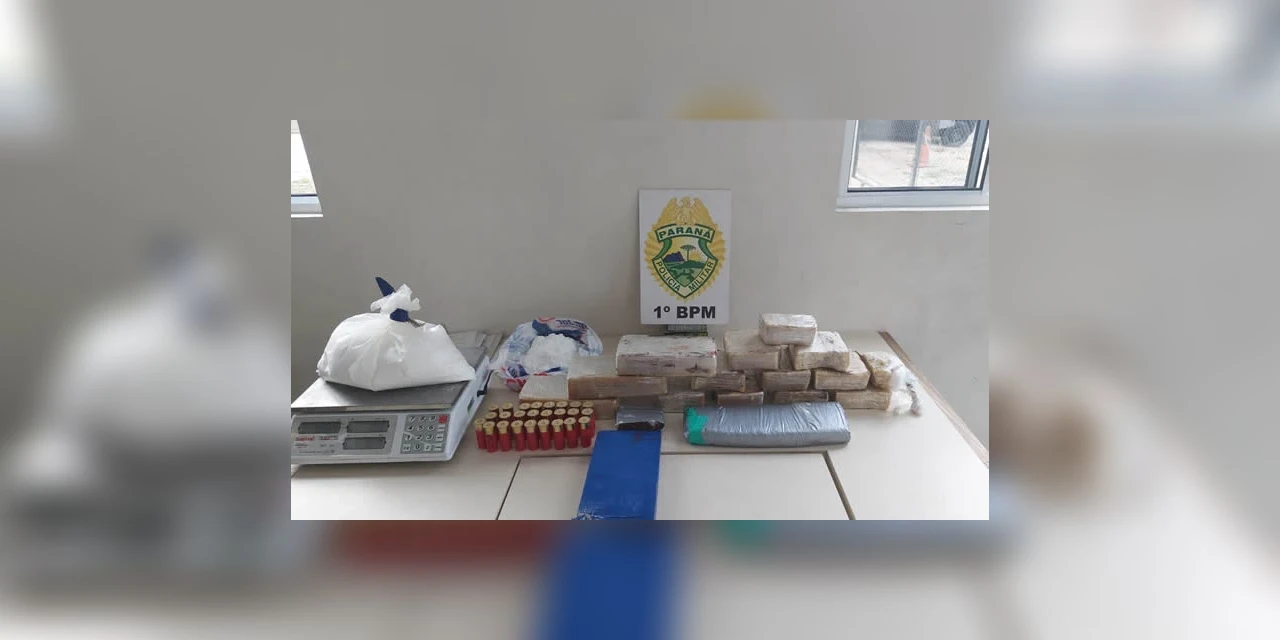 Operação conjunta apreende mais de 11,5 Kg de drogas em bairro de PG