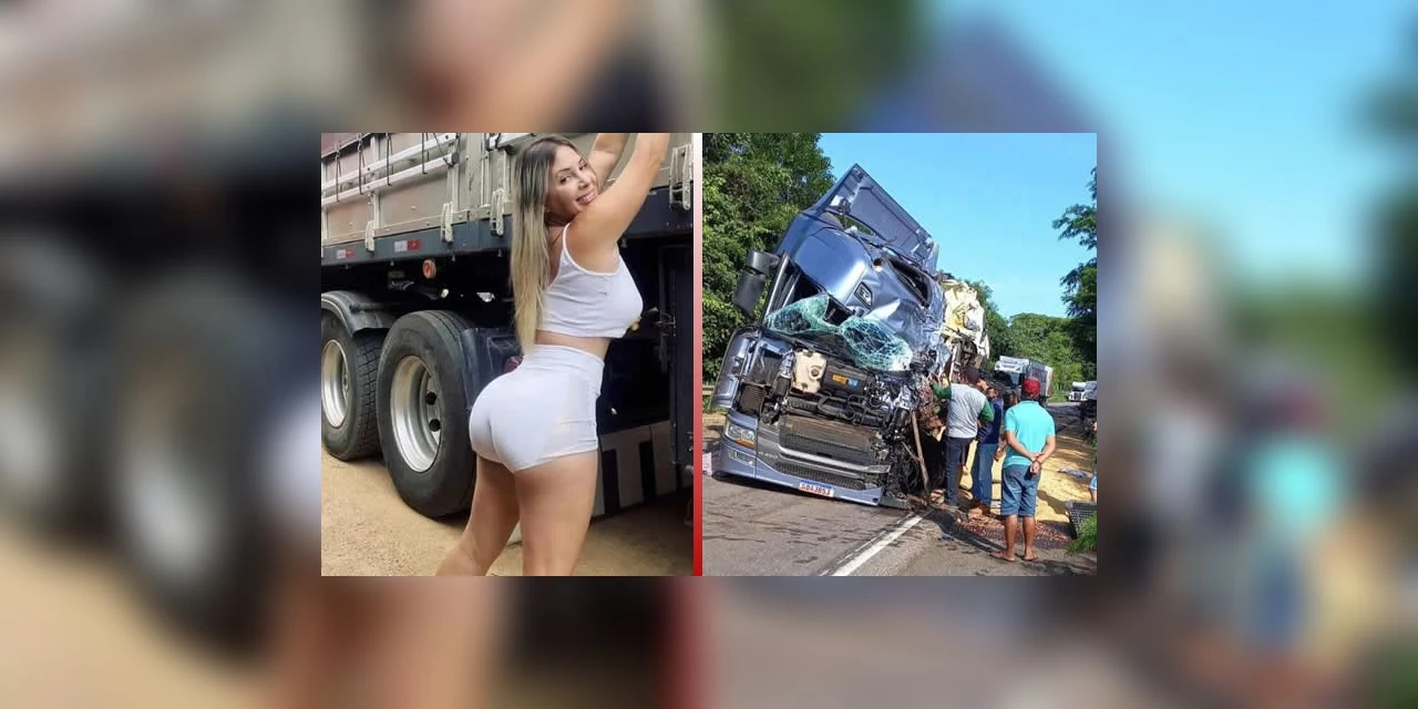 'Musa das Estradas' Aline Fuchter sofre acidente com caminhão no Mato Grosso