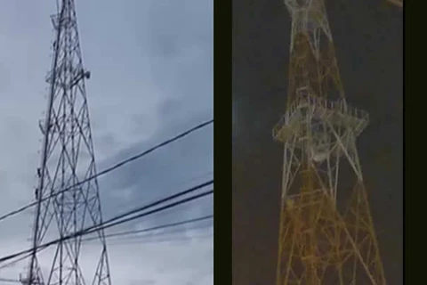 Bombeiros salvam homem que tentava se jogar de torre no centro de PG