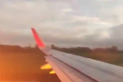 Vídeo mostra “explosão” em turbina de avião durante decolagem no aeroporto Afonso Pena