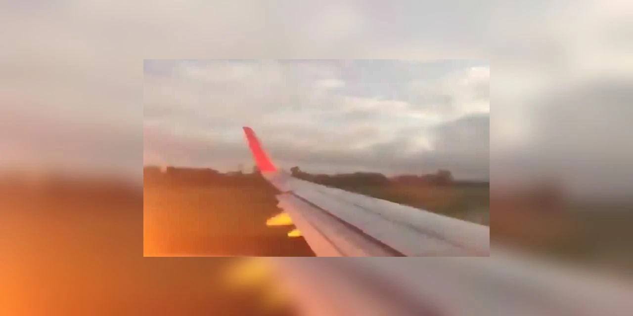 Vídeo mostra “explosão” em turbina de avião durante decolagem no aeroporto Afonso Pena