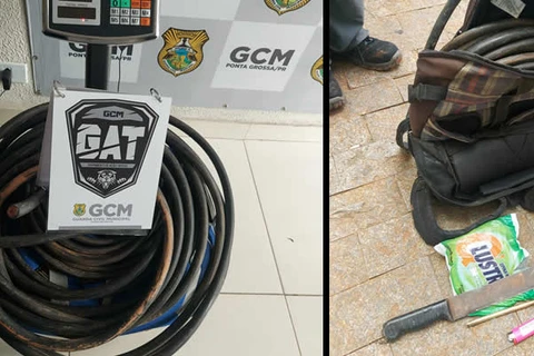 Suspeito de furto de cabos de energia da Arena Multiuso é preso