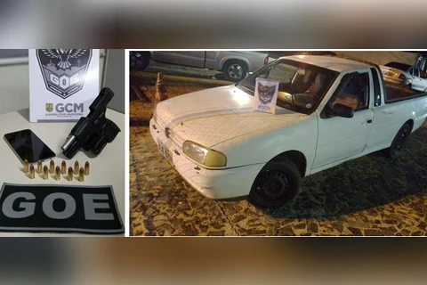 Adolescente é apreendido após fugir da GM com pistola e carro furtado, em PG