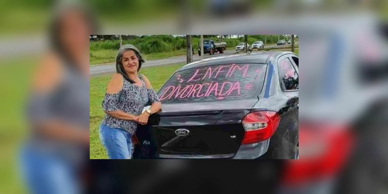 Mulher faz buzinaço para comemorar divórcio no DF