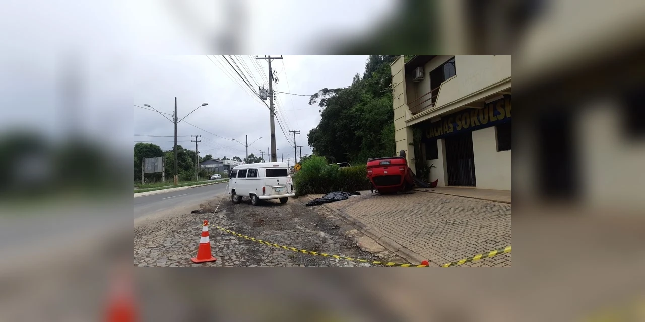 Motorista embriagado invade calçada e mata mulher atropelada, em Irati