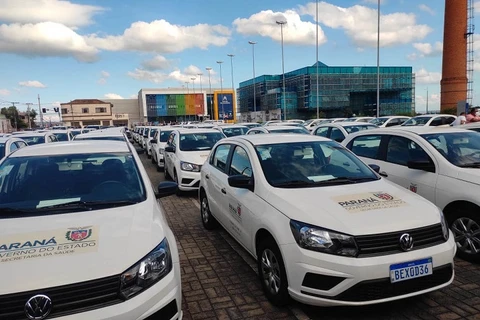 Municípios da região de Ponta Grossa recebem 65 veículos e R$ 6,7 milhões para Saúde