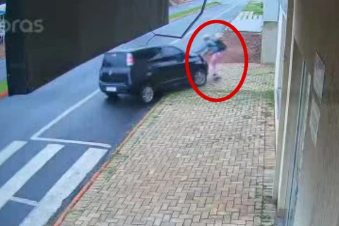 VÍDEO - Idoso que atropelou companheiro da ex-esposa é preso pela polícia