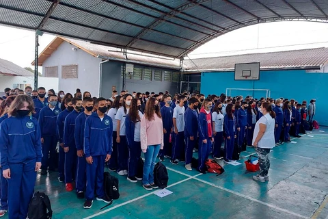 Primeira semana de aulas da rede estadual tem frequência superior a 85%