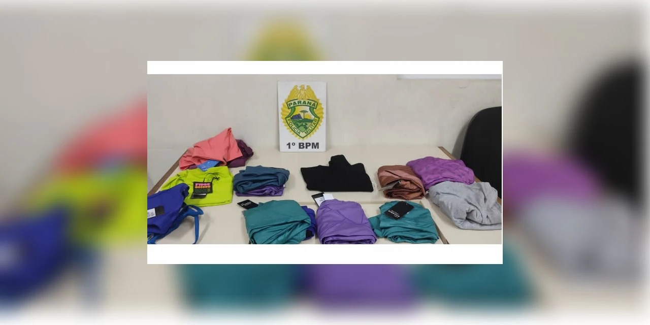 Homem é preso após arrombar loja de roupas no centro de PG