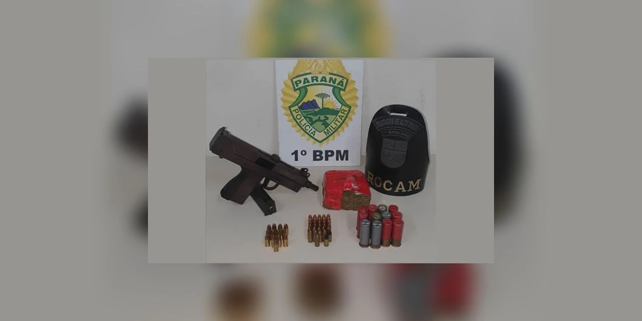 Polícia encontra submetralhadora em residência no Costa Rica, em PG