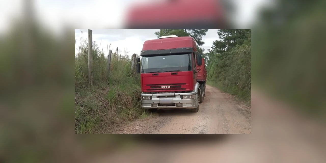 Caminhoneiro é rendido em tentativa de assalto, em Ponta Grossa