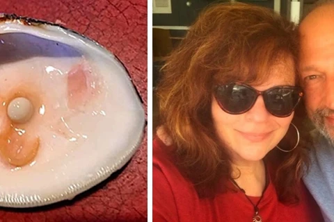 Homem encontra pérola valiosa ao morder molusco nos EUA