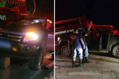 Motorista fica preso às ferragens após bater na traseira de trator com carreta, em Ivaí