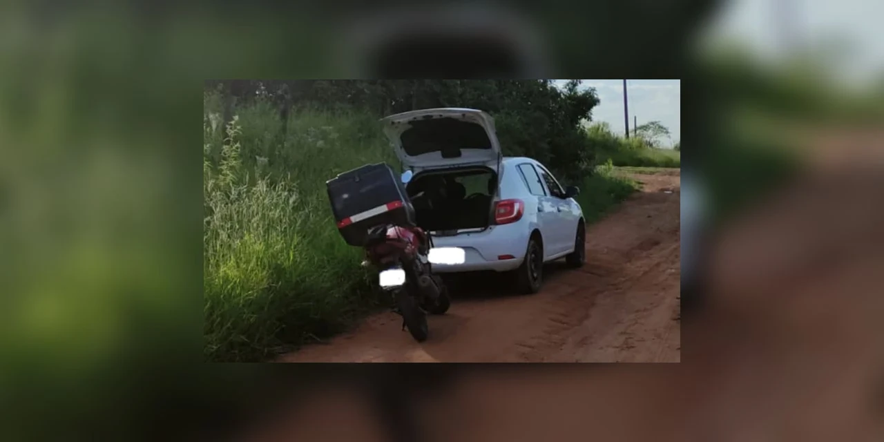 PM recupera veiculo roubado e moto tomada em assalto na Souza Naves