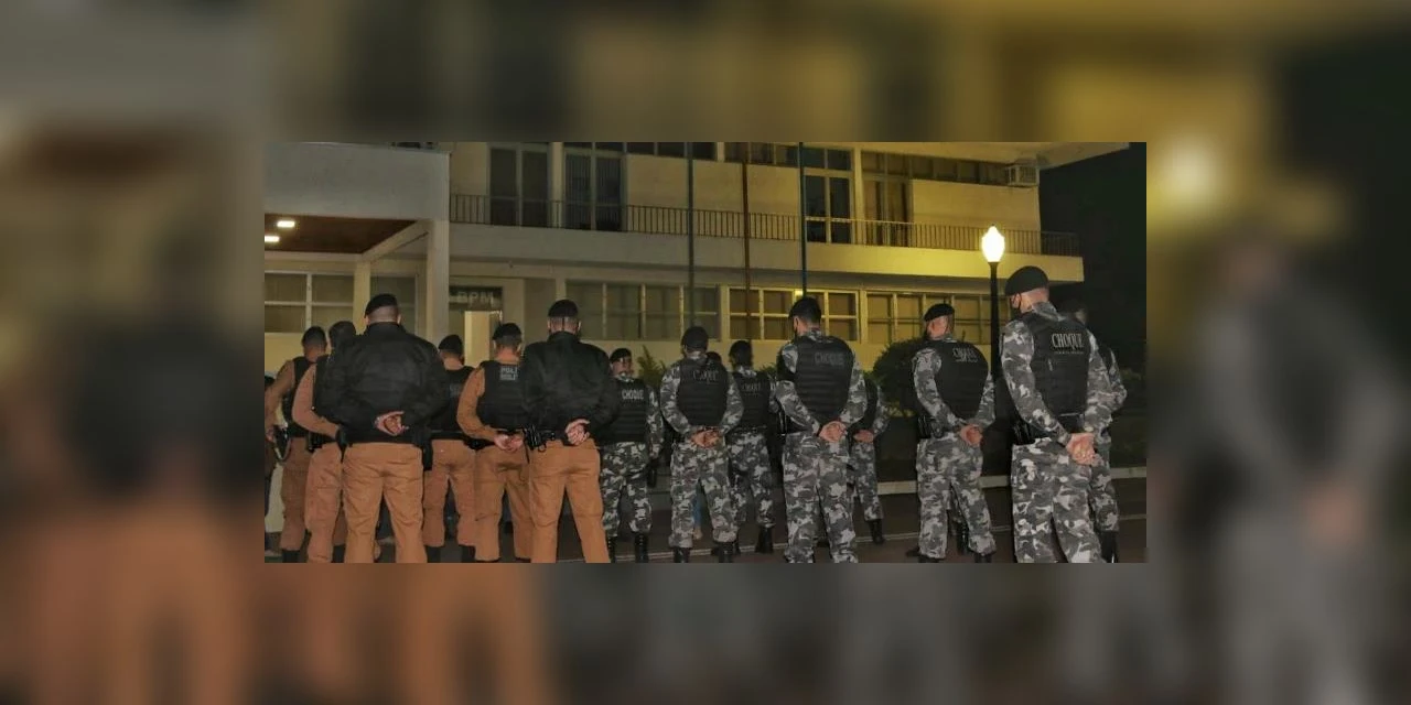 PM realiza operação contra suspeitos de homicídios e tráfico de drogas, em PG