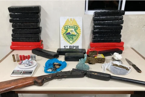 PM apreende haxixe, cocaína e mais de 16 Kg de maconha em Uvaranas