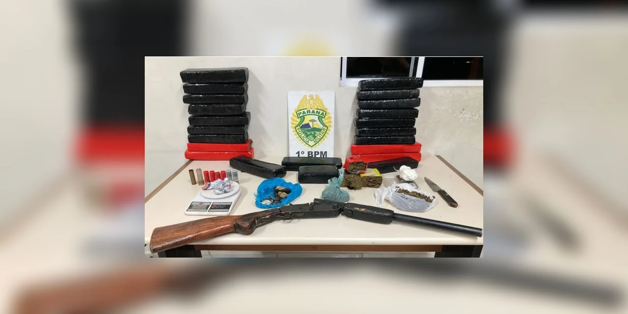 PM apreende haxixe, cocaína e mais de 16 Kg de maconha em Uvaranas