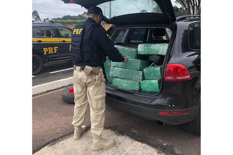 PRF apreende mais de meia tonelada de maconha, em Tibagi