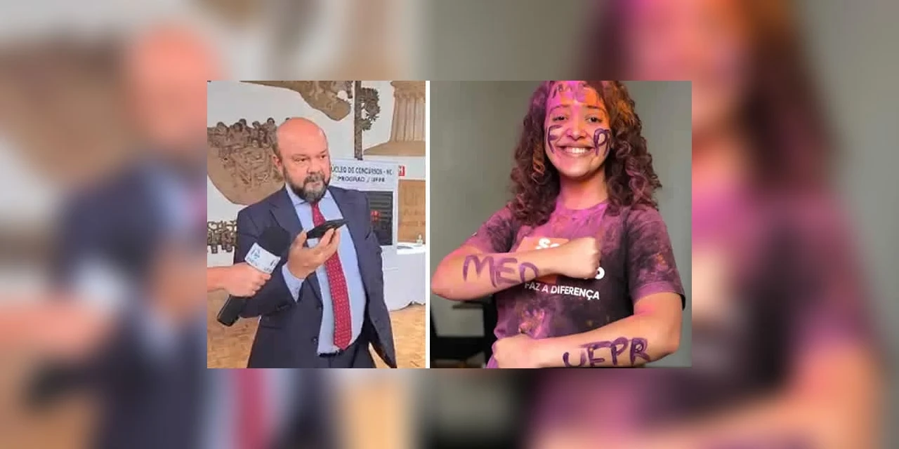 Primeira colocada geral do vestibular da UFPR recebe notícia do reitor e diz;  alcancei meu objetivo