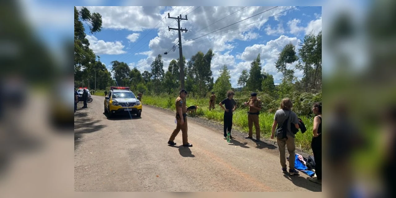 Policia garante desocupação de terra em Ponta Grossa