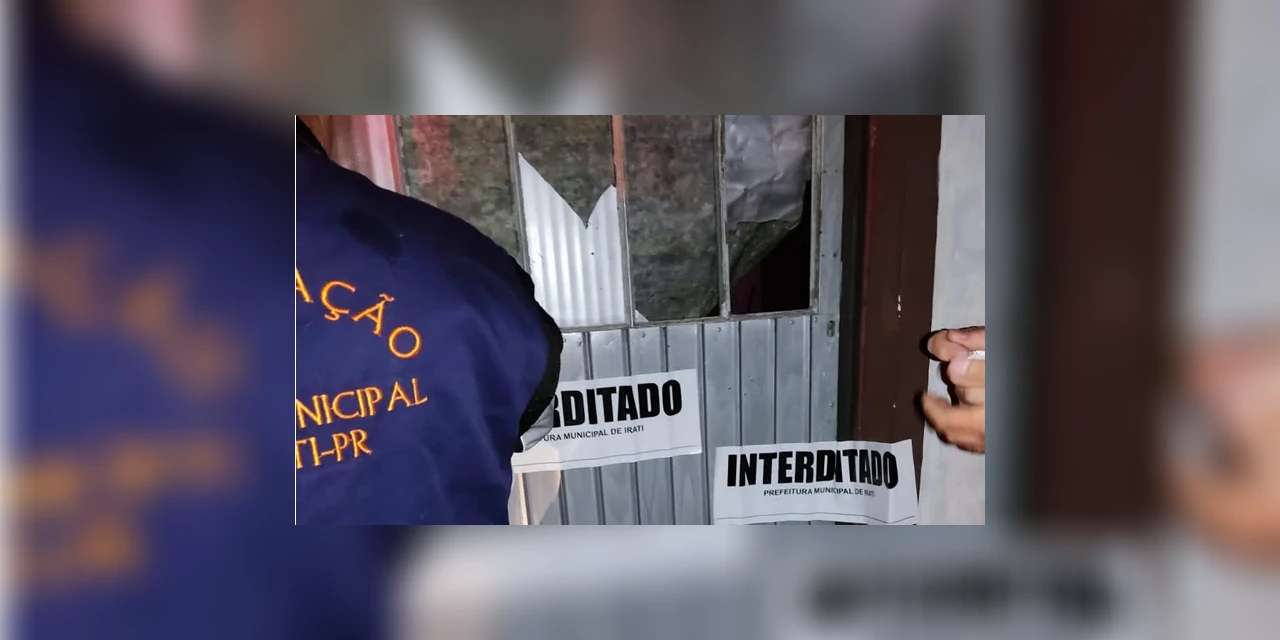 Operação AIFU em Irati fecha estabelecimento comercial durante vistoria