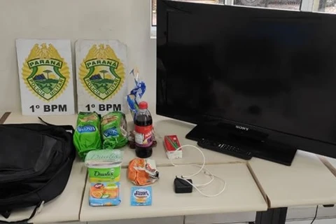 Dupla é presa após roubo a residência no centro de PG