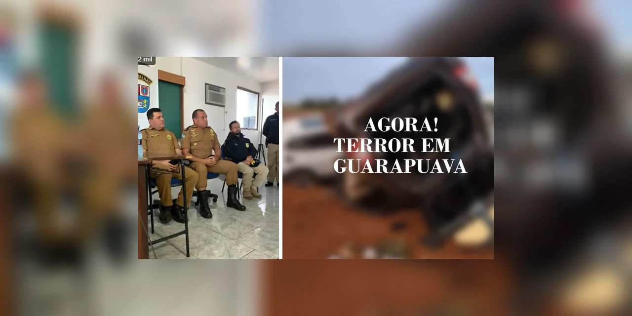Ao vivo! Acompanhe pronunciamentos das forças de segurança sobre terror em Guarapuava