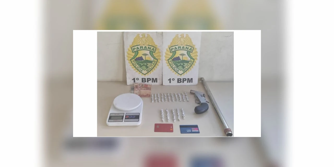 Homem é preso suspeito de tráfico e agressão a companheira no centro de PG