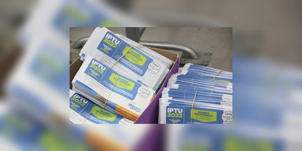 Pagamento com desconto de 15% no IPTU vence nesta sexta-feira (29)