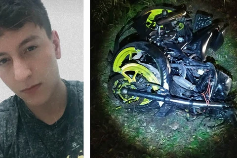 Jovem morre em acidente entre moto e carro na PR-151, em Palmeira
