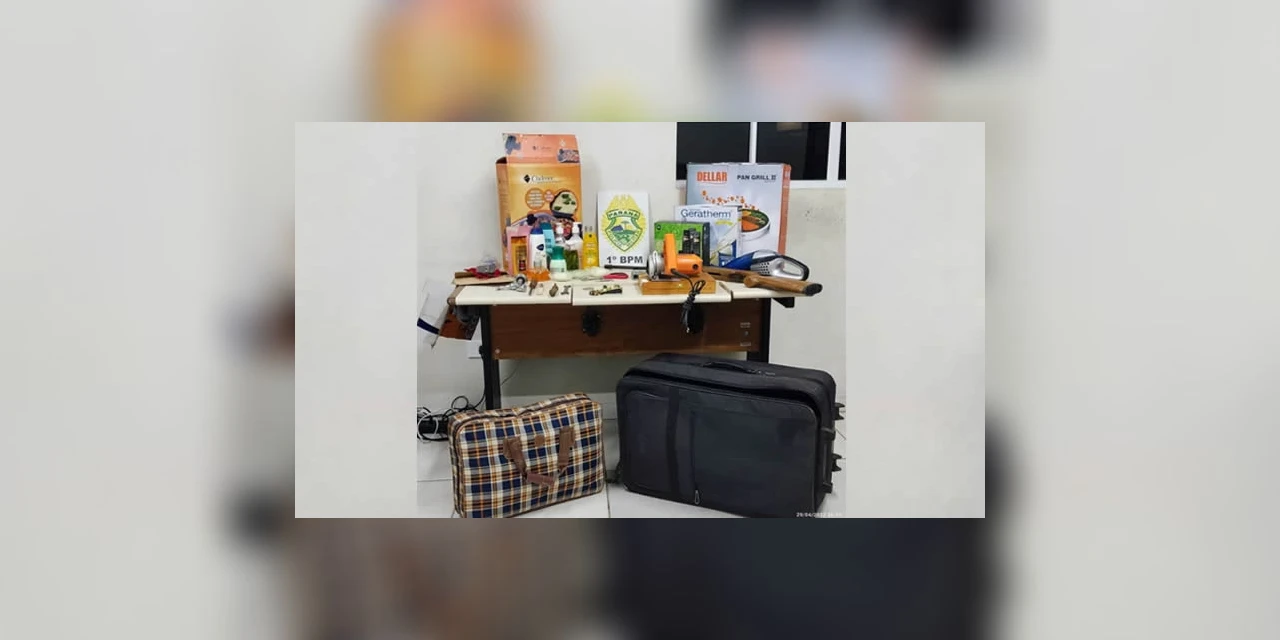 Ladrões são presos em flagrante após furto em residência na Vila Estrela, em PG