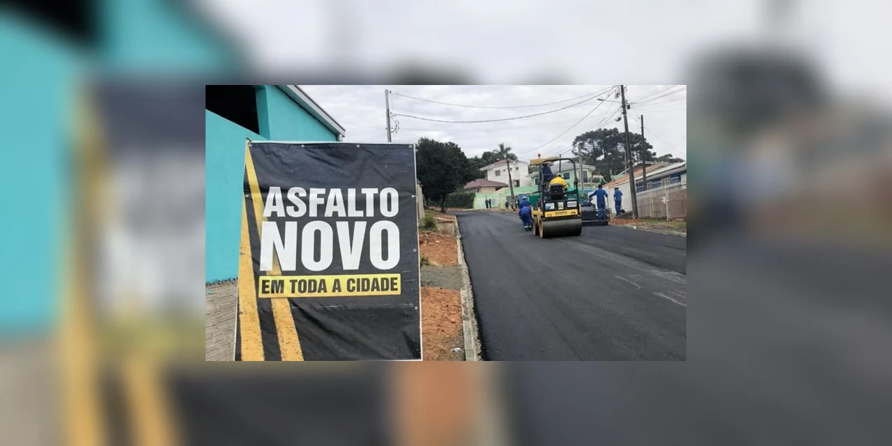 Prefeitura leva asfalto novo para o Parque dos Sabiás